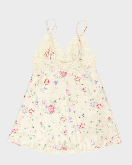 Vintage 90s Versailles Floral Slip Dress - M