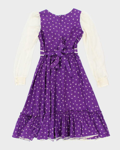 Vintage 70s Prairie Dress - M