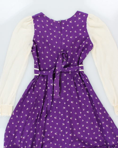 Vintage 70s Prairie Dress - M