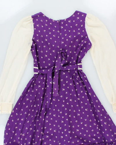 Vintage 70s Prairie Dress - M