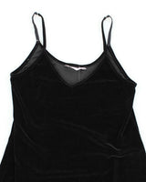 Y2k 00s La Vie En Rose Velour Slip Dress - M