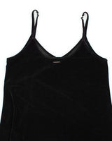Y2k 00s La Vie En Rose Velour Slip Dress - M