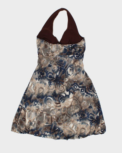 Y2k 00s Muaa Halter Dress - S