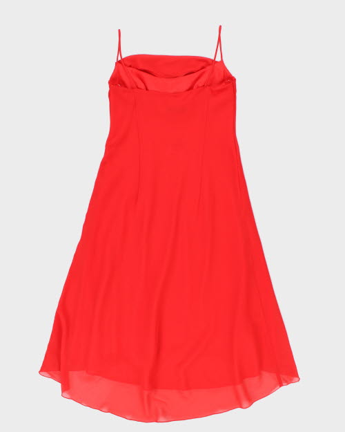 Y2k 00s Jessica Cowl Neck Dress - S