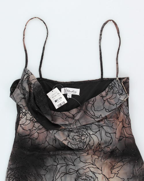 Y2k 00s  M Studio Cowl Neck Dress - L