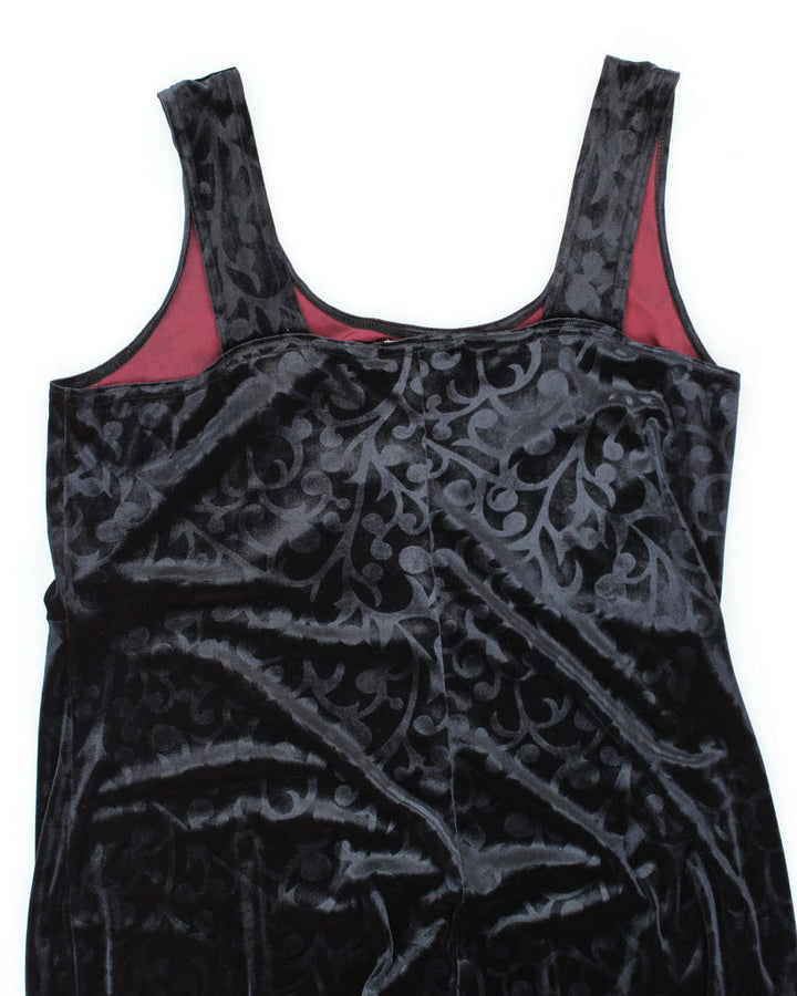 Y2k 00s Premiere Collection Velvet Dress - L