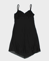 Vintage 90s Jessica Black Dress - L