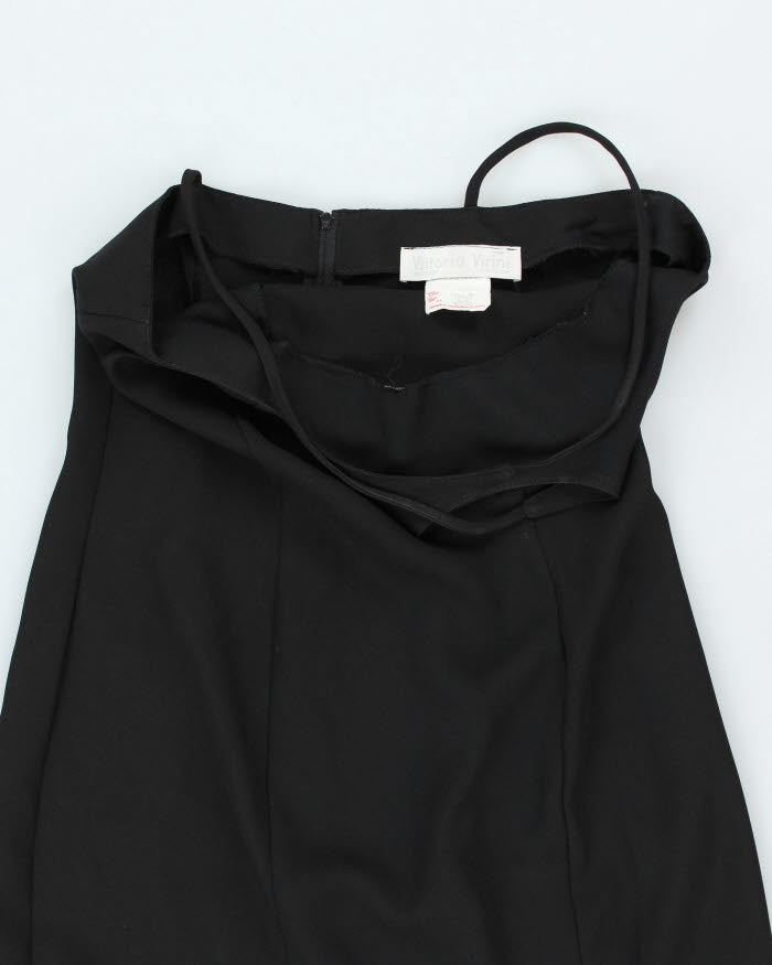 Y2k 00s Vittoria Virini Black Dress - S