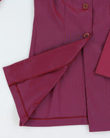 Y2k 00s Le Chateau Iridescent Blazer Dress - S