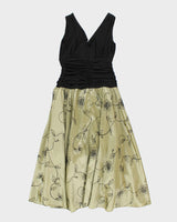 Vintage 90s Laura Embroidered Dress - S