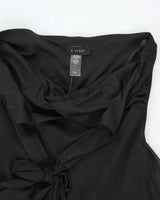 Vintage 90s B. Smart Black Halter Neck Dress - S