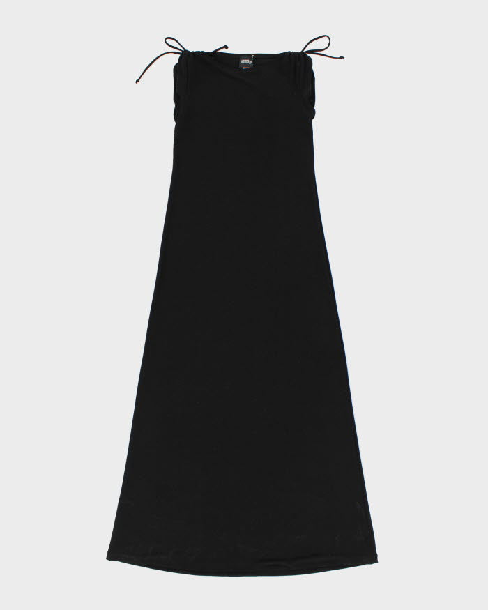 Vintage 90s Jacob Sparkly Black Dress - XS