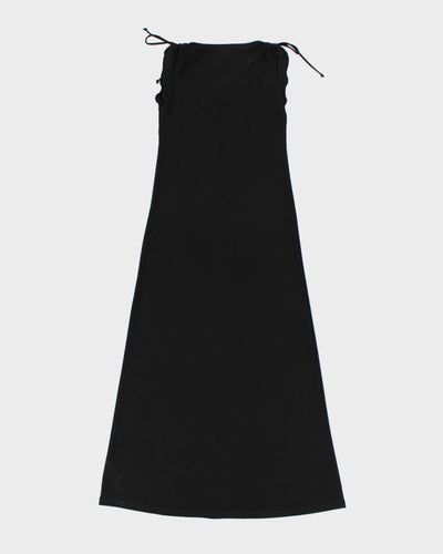 Vintage 90s Jacob Sparkly Black Dress - XS