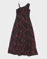 Vintage 90s Jai Hua One Shoulder Dress - S