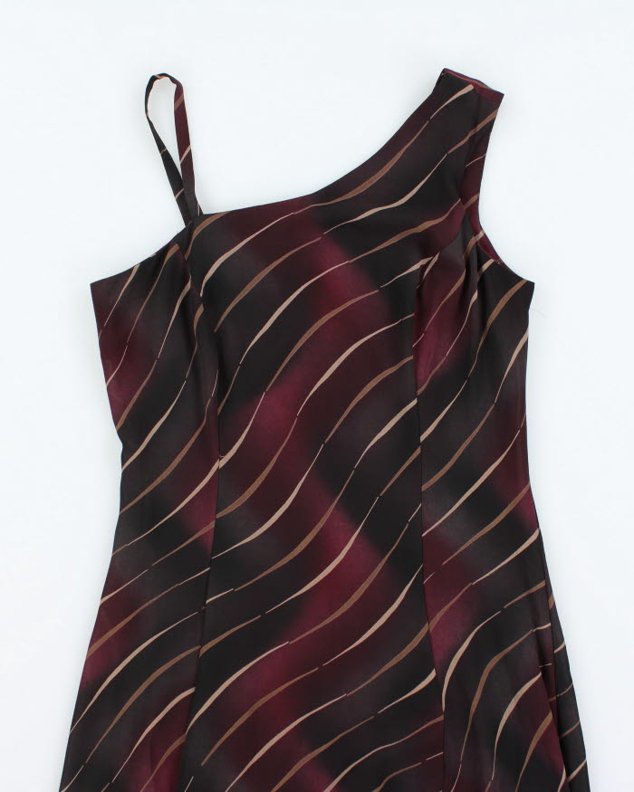 Vintage 90s Jai Hua One Shoulder Dress - S