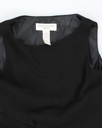 Vintage 90s Jones New York Black Dress - M