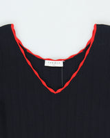 Sandro Pleated Knit Dress - S