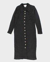 Vintage Sarah Elizabeth Wool Blend Button-Up Dress - L