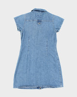 Vintage 90s Denim Zip-Up dress - s