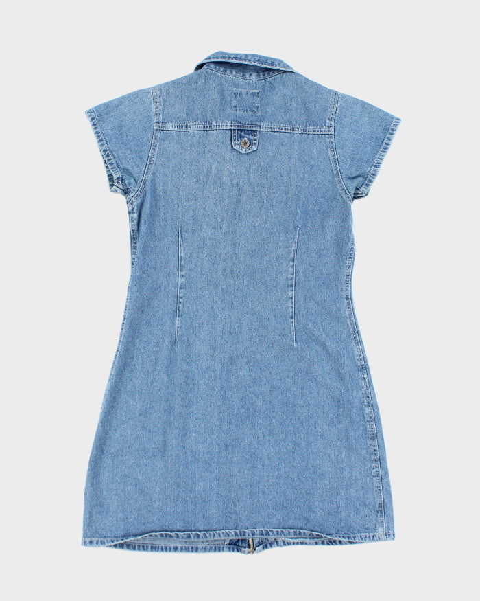 Vintage 90s Denim Zip-Up dress - s