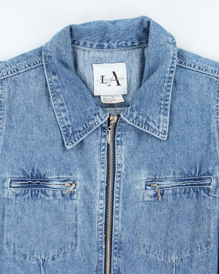 Vintage 90s Denim Zip-Up dress - s