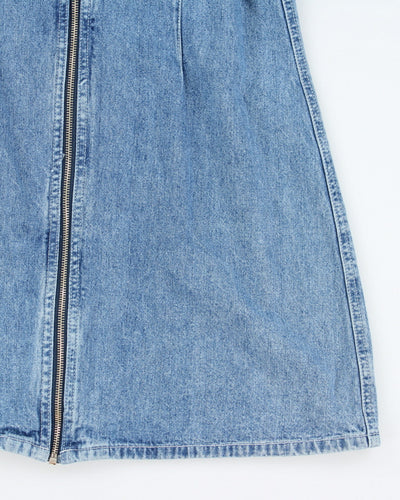 Vintage 90s Denim Zip-Up dress - s