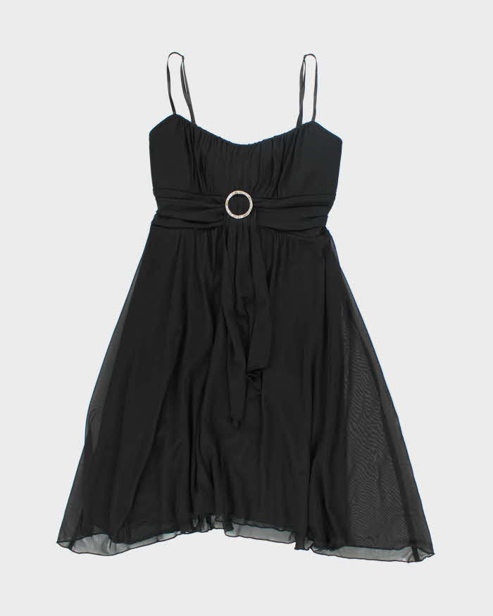 Y2k 00s Le Chateau Black Mini Dress - M