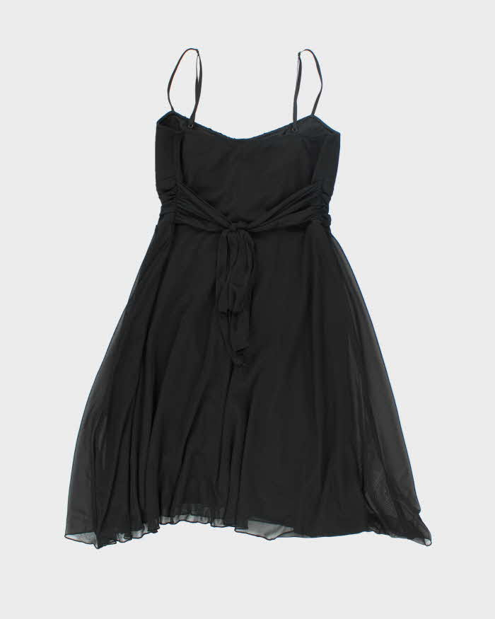Y2k 00s Le Chateau Black Mini Dress - M