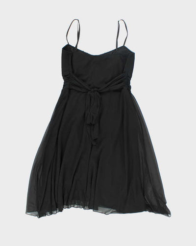 Y2k 00s Le Chateau Black Mini Dress - M