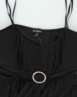 Y2k 00s Le Chateau Black Mini Dress - M