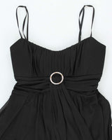 Y2k 00s Le Chateau Black Mini Dress - M