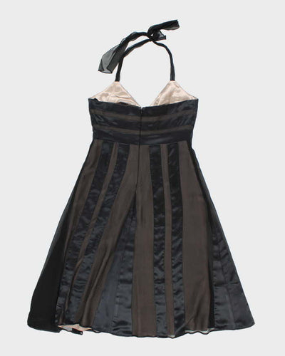 BCBG Max Azria Silk Halter Neck Dress - S