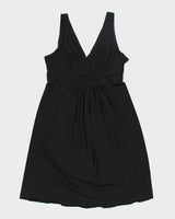 Y2k 00s Jessica Black Beaded Dress - L