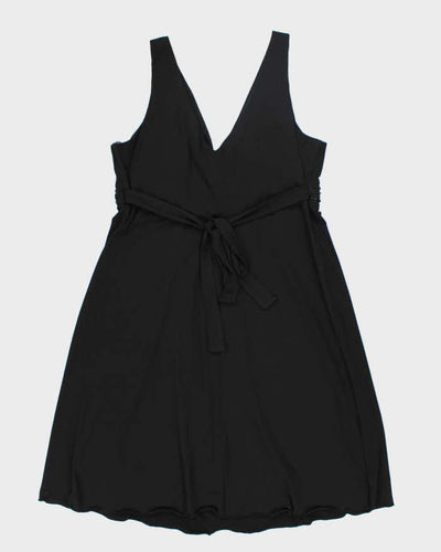 Y2k 00s Jessica Black Beaded Dress - L
