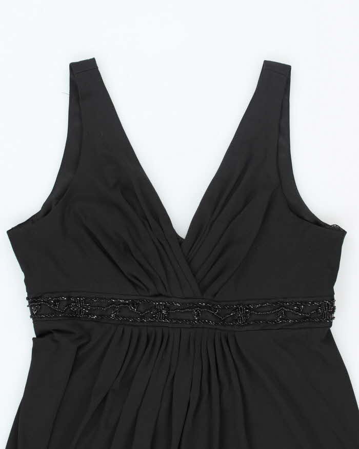 Y2k 00s Jessica Black Beaded Dress - L