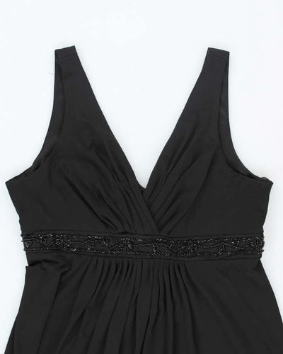 Y2k 00s Jessica Black Beaded Dress - L