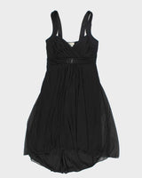 Y2k 00s Jessica Black Dress - S