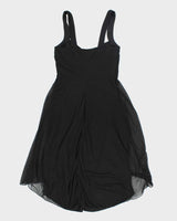 Y2k 00s Jessica Black Dress - S