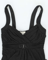 Y2k 00s Jessica Black Dress - S