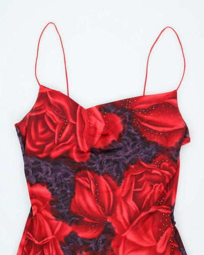 Y2k 00s Tony Roko Floral Dress - S
