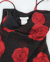 Y2k 00s  Fair Weather Floral Glittery Dress - S