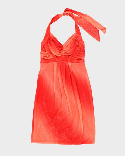 Y2k 00s Le Chateau Sparkly Halter Dress - XS