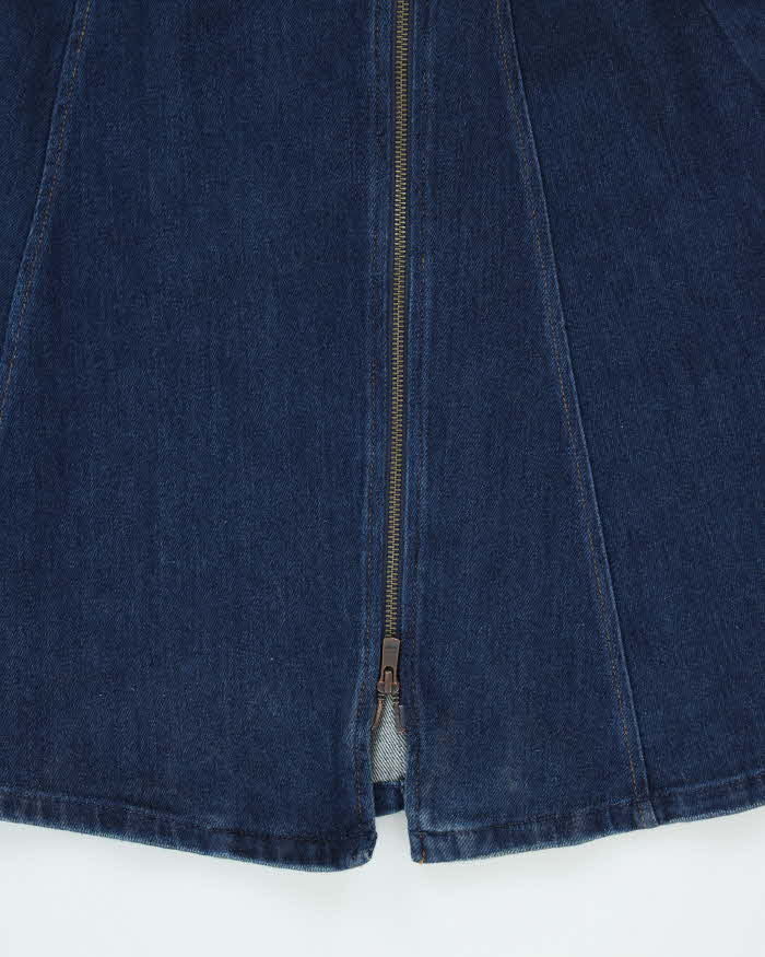 Y2k 00s Miss Sixty Denim Long Sleeve Dress - XS