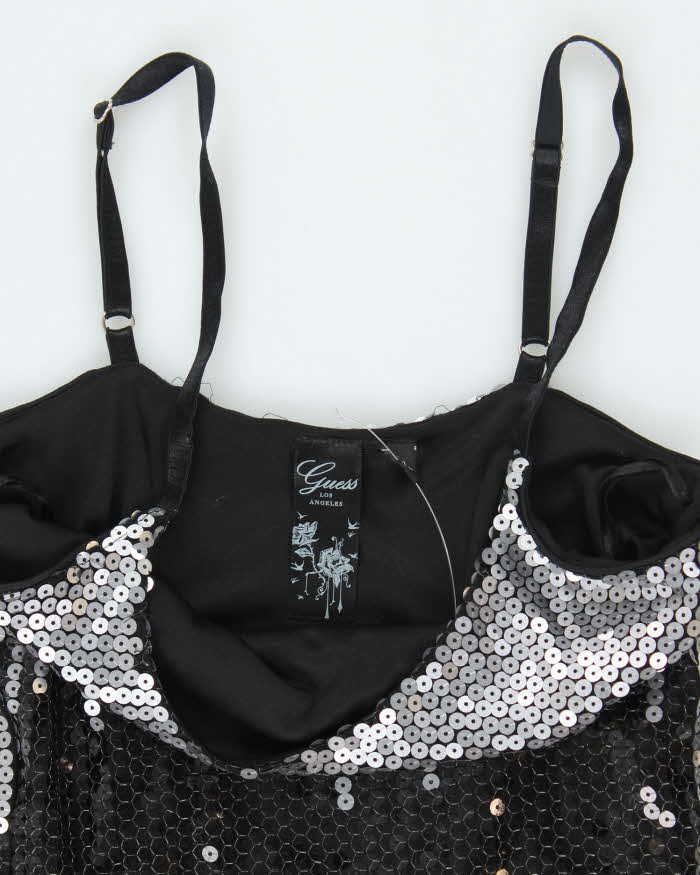 Y2k 00s Guess Sequin Mini Dress - S