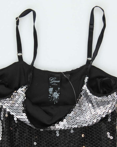 Y2k 00s Guess Sequin Mini Dress - S