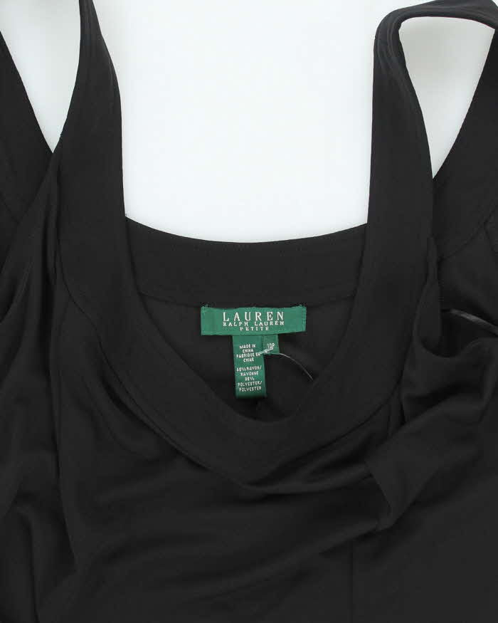 Vintage Ralph Lauren Black Dress - M