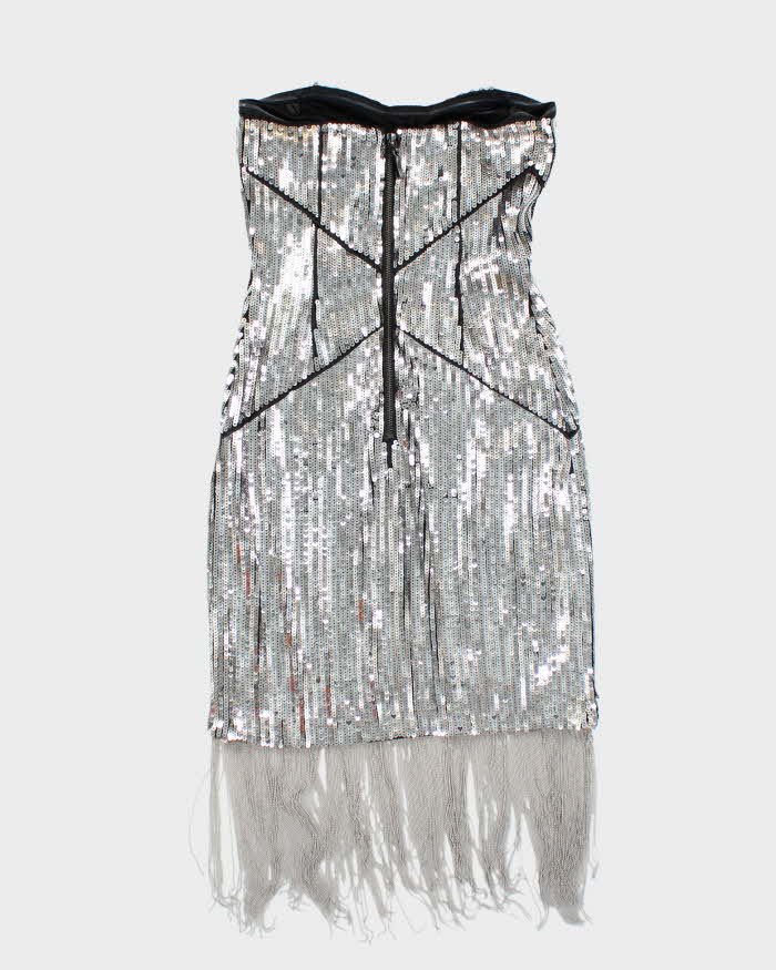 Y2k 00s Bebe Sequin Tassel Dress - S