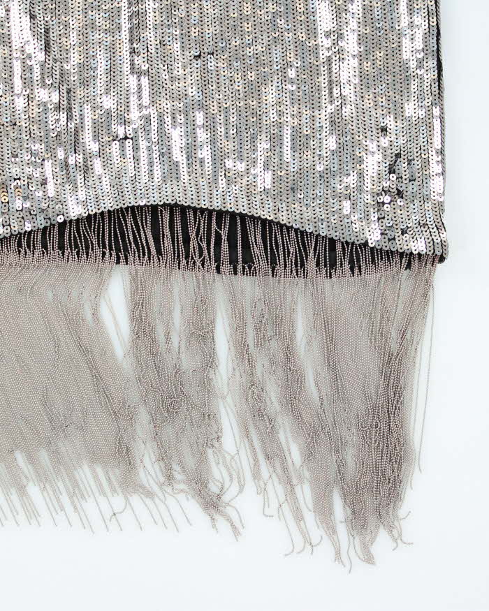 Y2k 00s Bebe Sequin Tassel Dress - S