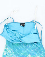 Y2k 00s My Michelle Blue Sparkly Dress - S