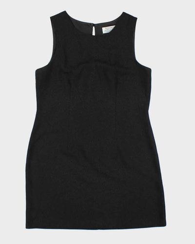 Vintage 90s Jacob Black Sparkly Dress - M